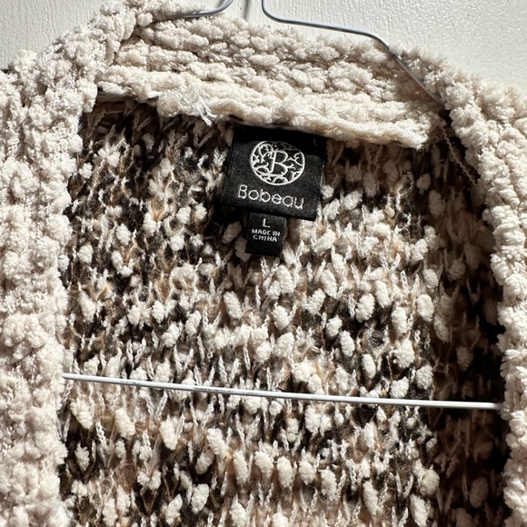 Babeau boucle leopard sweater jacket - comfy and soft! - Picture 2 of 3